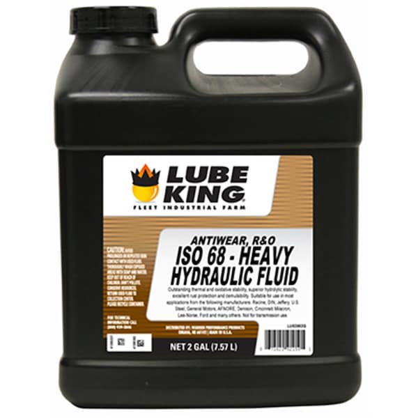 Lube King LU52682G 2 Gallon AW ISO 68 Hydraulic Fluid LU576028 - main